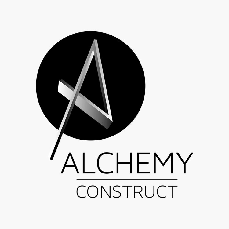 alchemy construct logo design