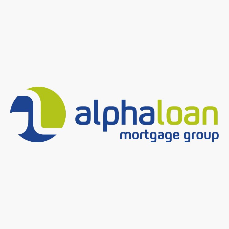 alpha loan logo design