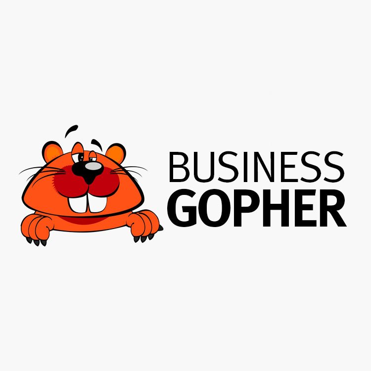 business gopher logo design