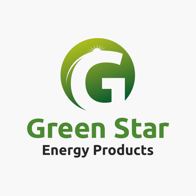 green star energy logo design